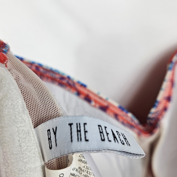 By The Beach Zen Garden Red bikini Set Size L - Picture 6 of 8